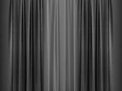 Curtain 3D model 116 3D model