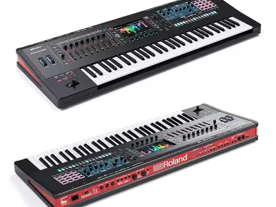 Workstation Roland Fantom 3D model