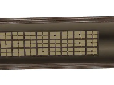 hanging shade cantilever 3d model 3D model