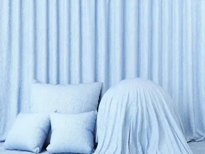 4K Jeans Fabric Textures  - Seamless PBR - 7 Colors - Denim Texture