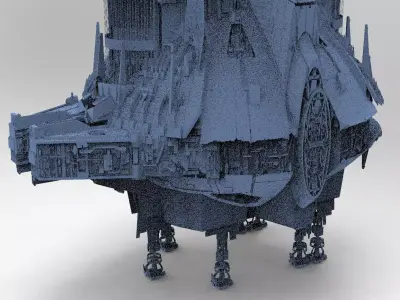 Jupiter alien ruins 3  3D model