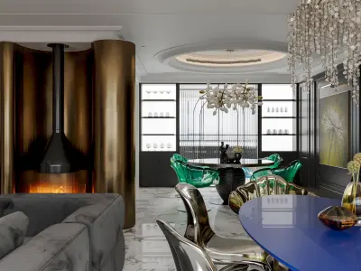 Apartment interior scenes     3D model 39