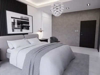 ENSUITE BEDROOM DESIGN 3D model