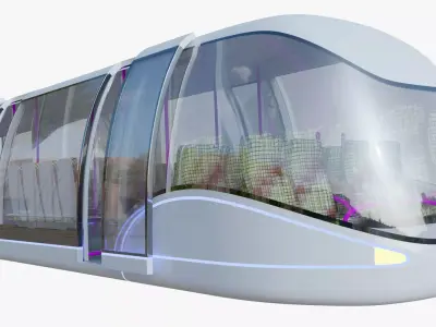 Passenger transporter 3D model