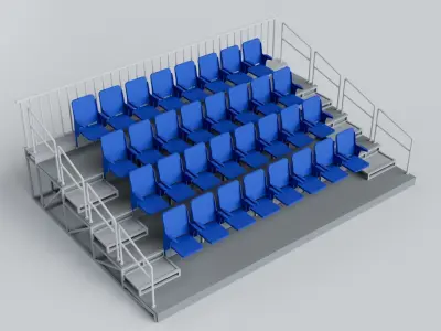 Sports Stadium Pack Collection - Game Ready 3D model