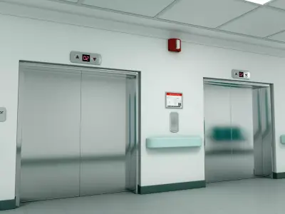 Elevator Lobby Scene MAX 3D model