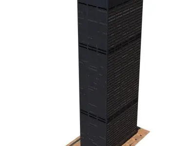 one liberty plaza Low-poly 3D model