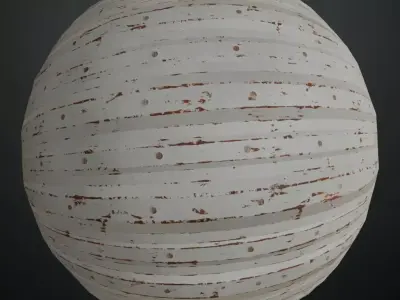 White Steel Container PBR Seamless Texture