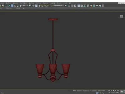 KAYVA CHANDELIER Low-poly 3D model