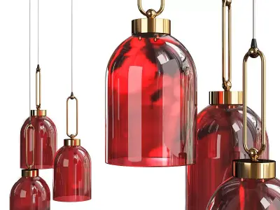 VALENTINA MULTI LIGHT PENDANT Low-poly 3D model