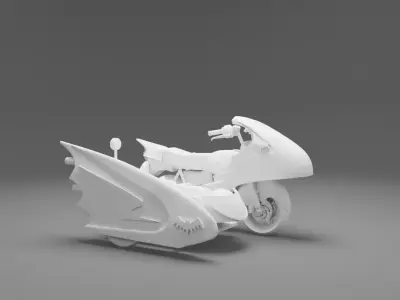 Batcycle 3D print model