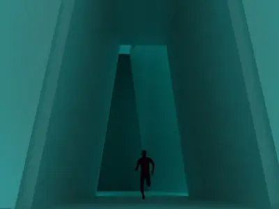 The Palace - 3 buildings sci-fi pack Low-poly 3D model
