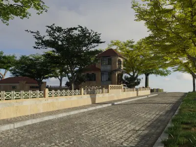 Old Country House 3D model