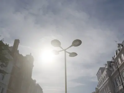 Street Light 15 version 9 5m with pole 2 Low-poly 3D model