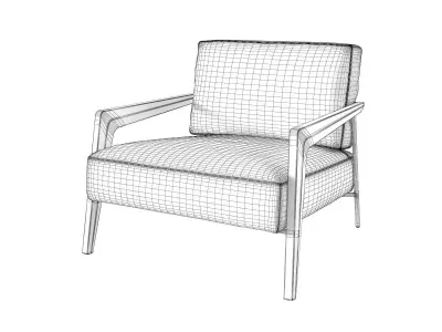 Cecile Armchair 3D model