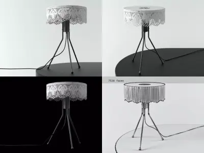 Grace Table Lamp 3D model