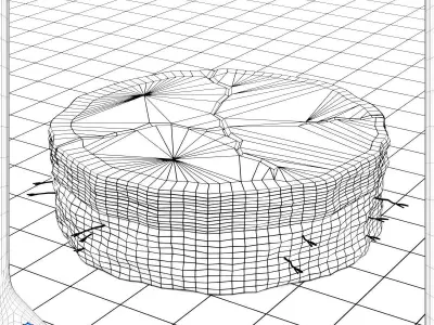 Street Display Stand Turntable 3D model