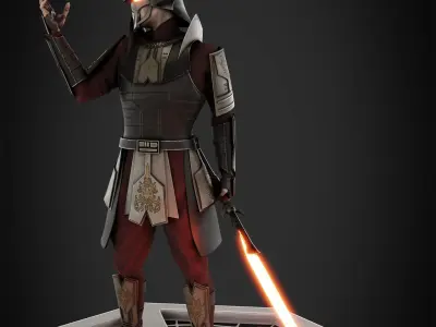 Star Wars Darth Bane Miniature 3D print model