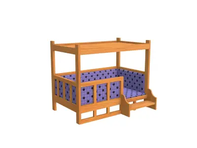 Dog House - Low poly Low-poly 3D model