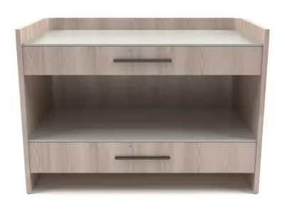 Universal Furniture - Nina Magon Nightstand 941B360 Low-poly 3D model