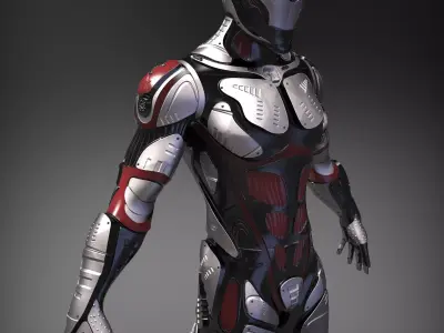 Sci-Fi Character 3D model buy