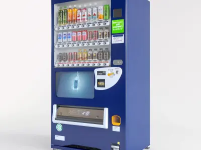 Vending Machine 30 Button 3D model
