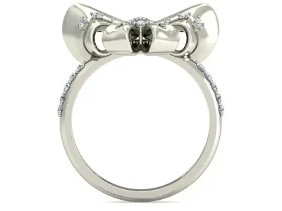 Women Ring  Render 3dm STL OBJ FBX Details 3D print model 105