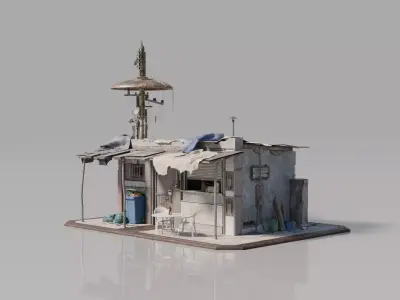 Neighborhood House Building 14 3D model