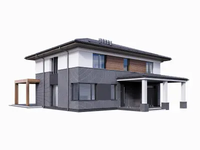 Villa 03 House Cottage Home Building 3D model