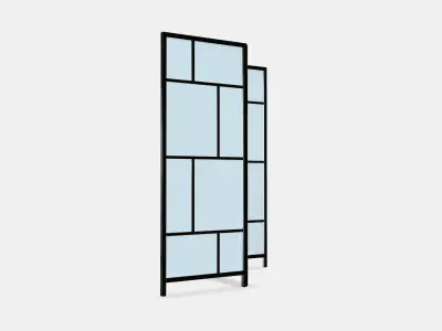 RISOR Room divider Low-poly 3D model