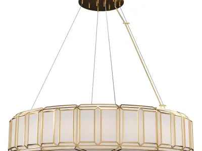 Belmont 12 Light 37 Inch Chandelier 3D model