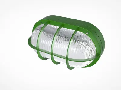 Outdoor patio lamp 12 Low-poly 3D model