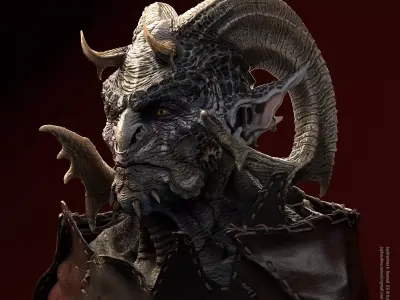 Draxian - Monster 3D print model