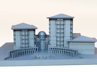 MBRU -  Of Medicine and Health Sciences 3D print model