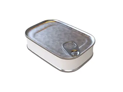 Canned Food v3 001 Low-poly 3D model