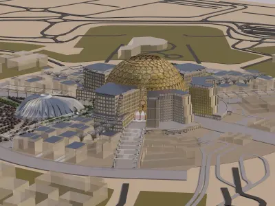 Expo 2021 Dubai 3d 3D model