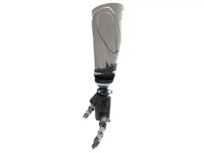 Robotic Arm subdivision Blender 3d model Low-poly 3D model