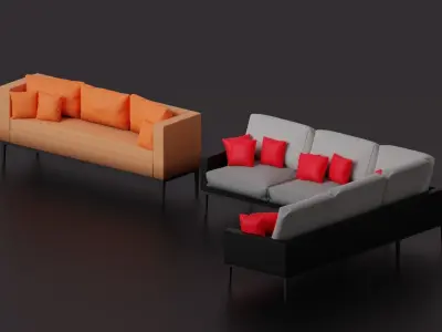 House Props Softpack Low-poly 3D model