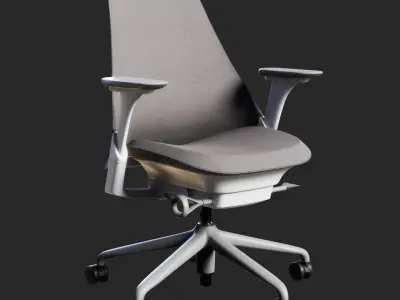 Sayl Chair Upholstered - PBR - HQ Low-poly 3D model