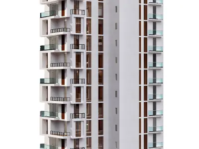 RESIDENTIAL BUILDING NO39 A 3D model