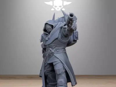 Corrupted Guard Destructor  3D print model
