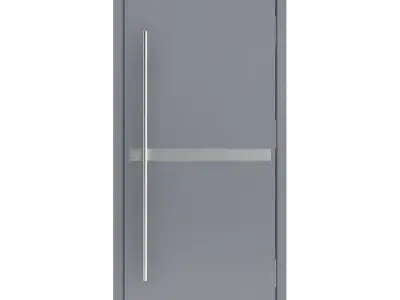 Metal Front Door 3D model