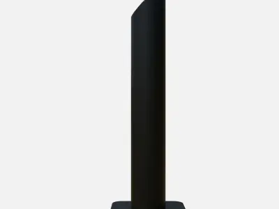 Metal road pole modern 100 cm 3D print model
