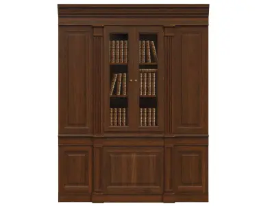 Built-in bookcase  900 3D model