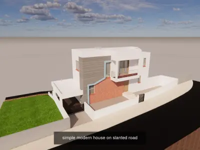 Modern Houses Collection 3D Model Pack