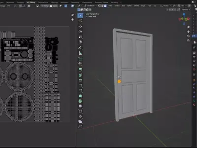 Door Design CG3B 3D model