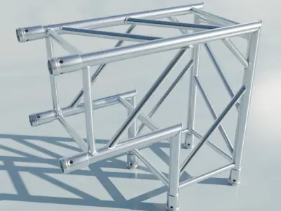Standard Truss Square Connection Collection 3D Model Pack