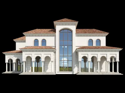 Mediterranean Villa Design 013 3D model