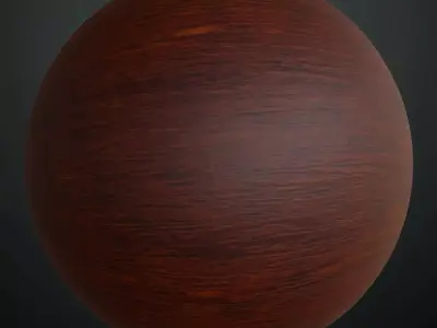 Dark Walnut Fine Grain Wood PBR Seamless Texture