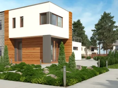 Modern house 3D model